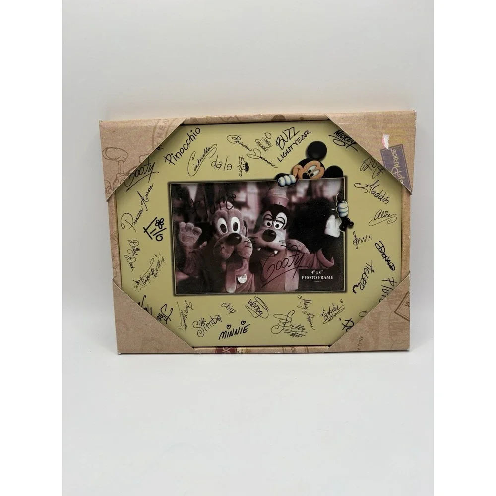 Disney Parks 4x6 Character Signature Picture Frame New Mickey Mouse Disney World